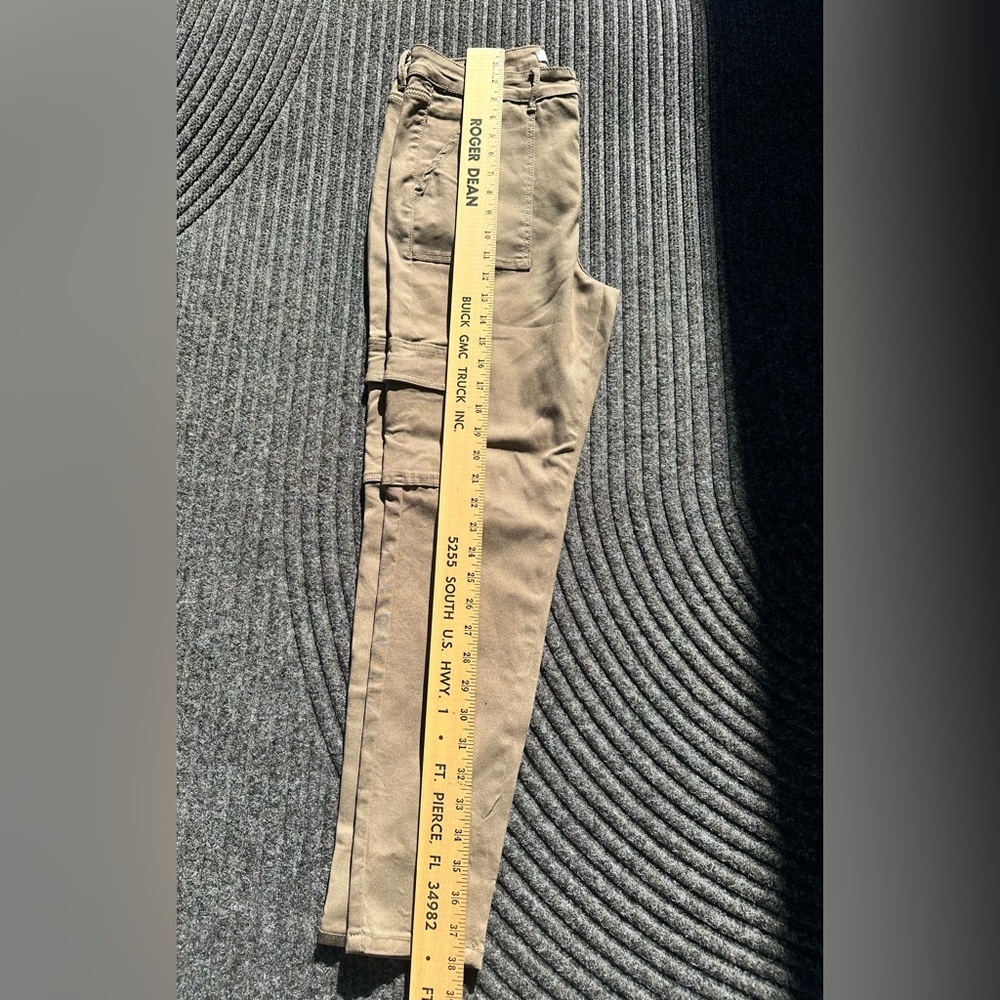 Telepatia Khaki Cargo Pants Women’s 15/32 Utility Streetwear Y2K - Picture 8 of 9